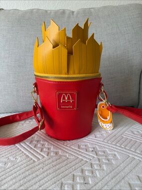Loungefly Red & Yellow McDonald's Fry Container Crossbody